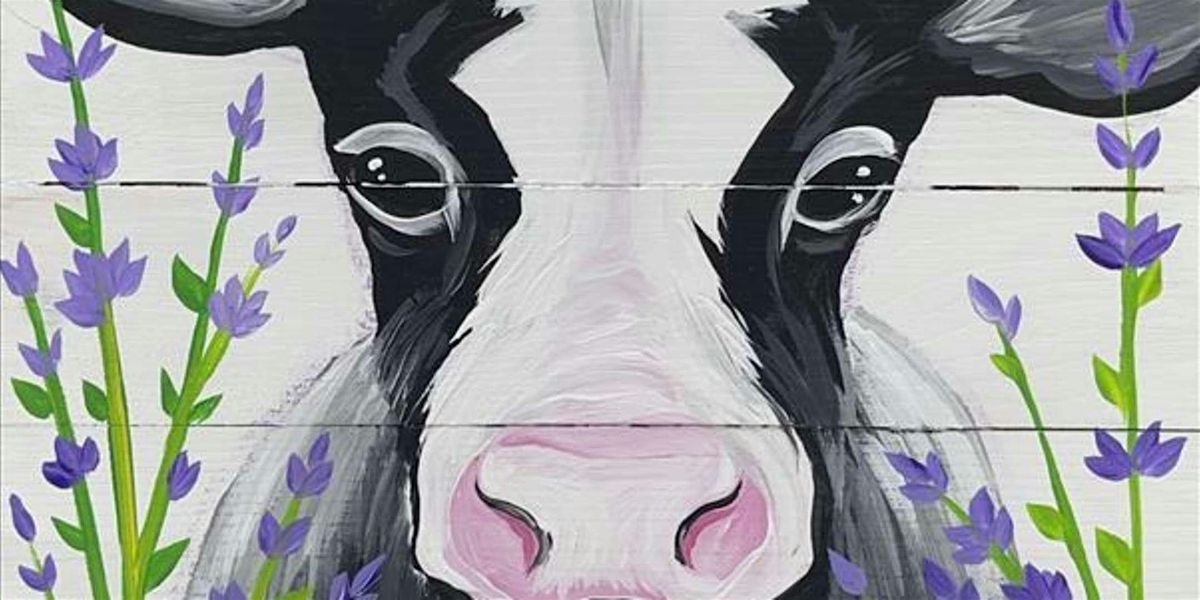 A Violet Moo - Paint and Sip by Classpop!\u2122