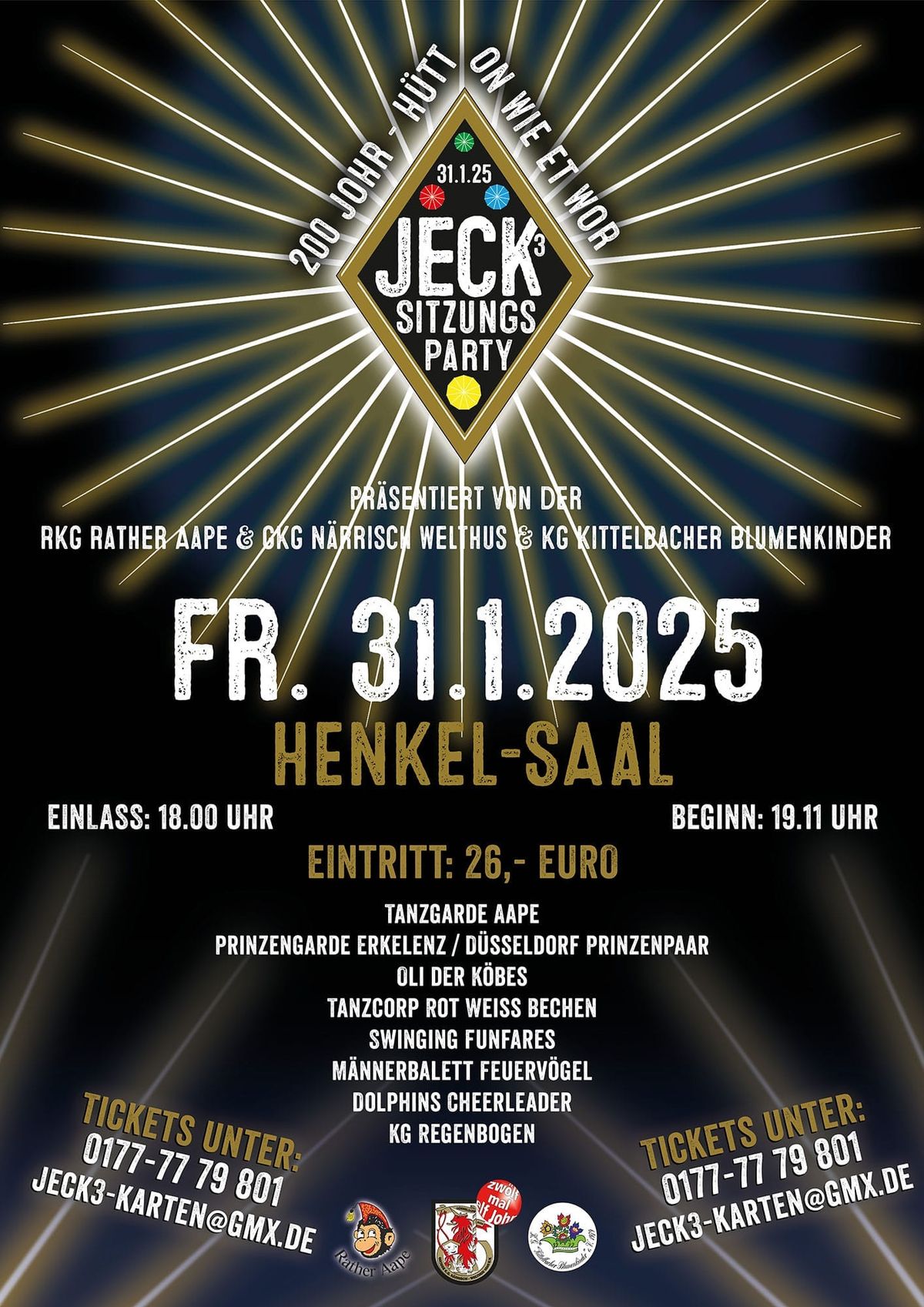 Jeck3 Sitzungsparty