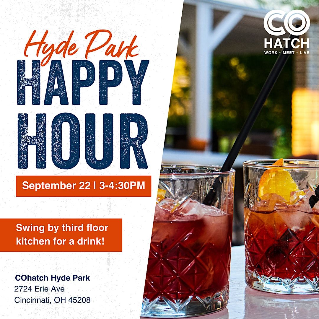 Happy Hour at COhatch Hyde Park