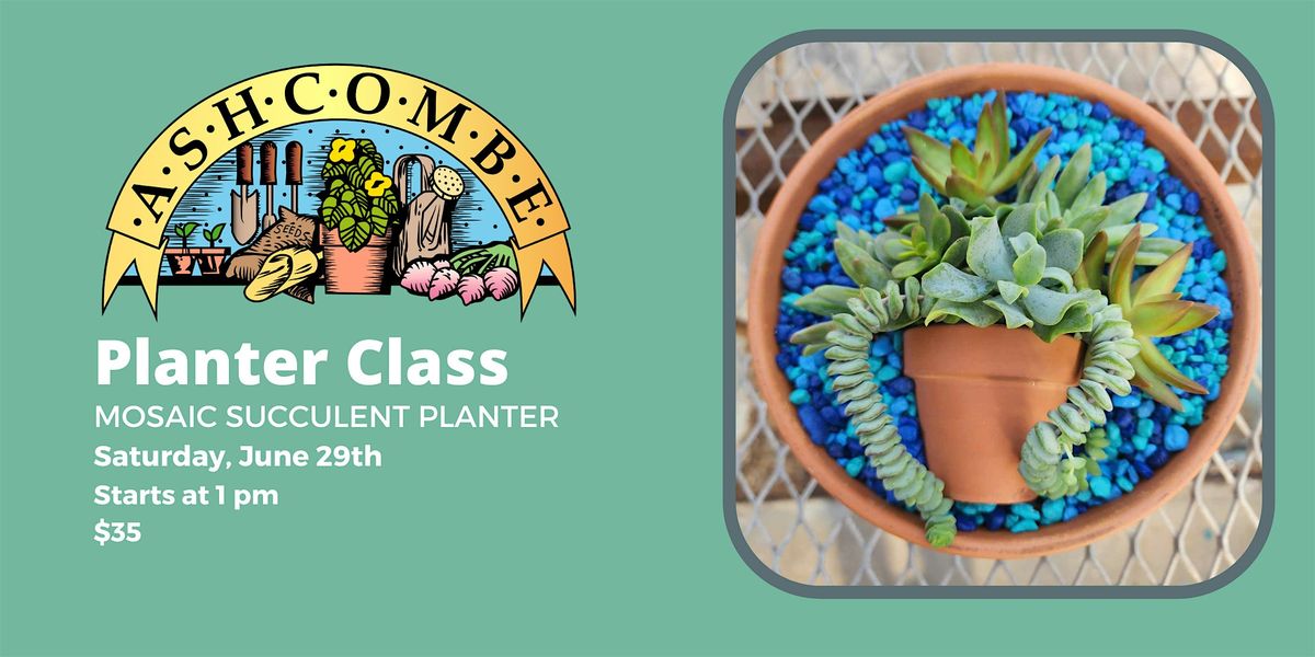 Mosaic Succulent Planter