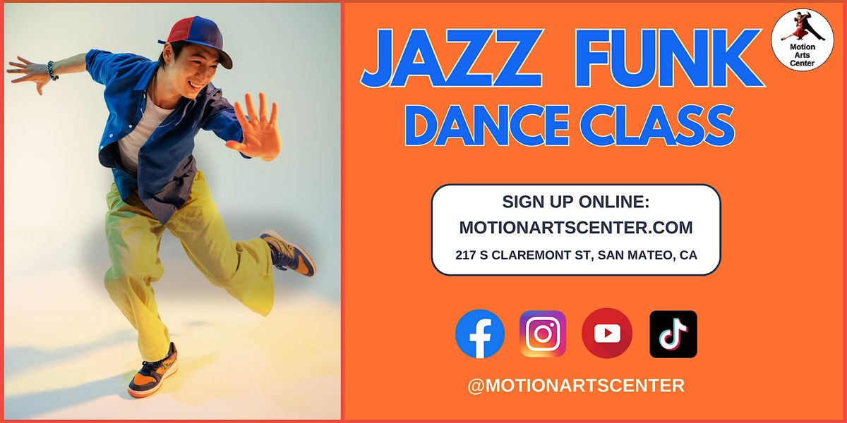 Jazz Funk Dance Classes in San Mateo