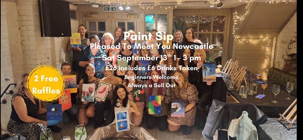 Paint Sip Pleased to Meet You Newcastle