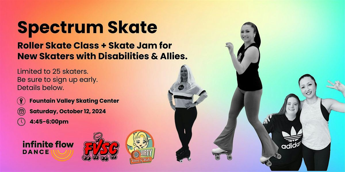 Spectrum Skate: Roller Skate Class for Skaters with Disabilities + Allies