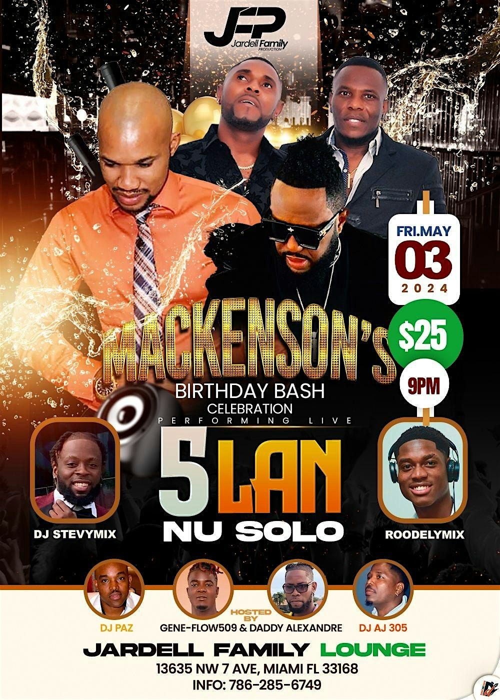 5Lan Vs Nu Solo performing live on May 3, 2024, 13635 NW 7th Ave, North ...
