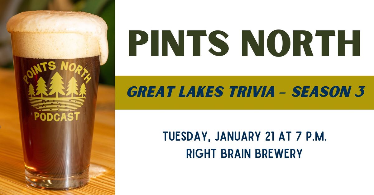 Pints North \u2013 Great Lakes Trivia