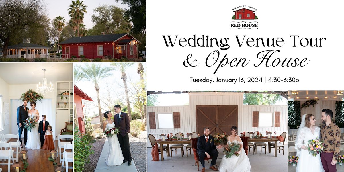 New Wedding Venue Tour and Open House, The Red House Gilbert, South