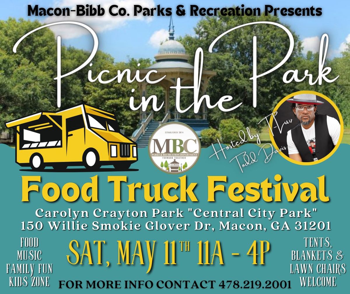 May 11th- Picnic in the Park (Food Truck Festival)