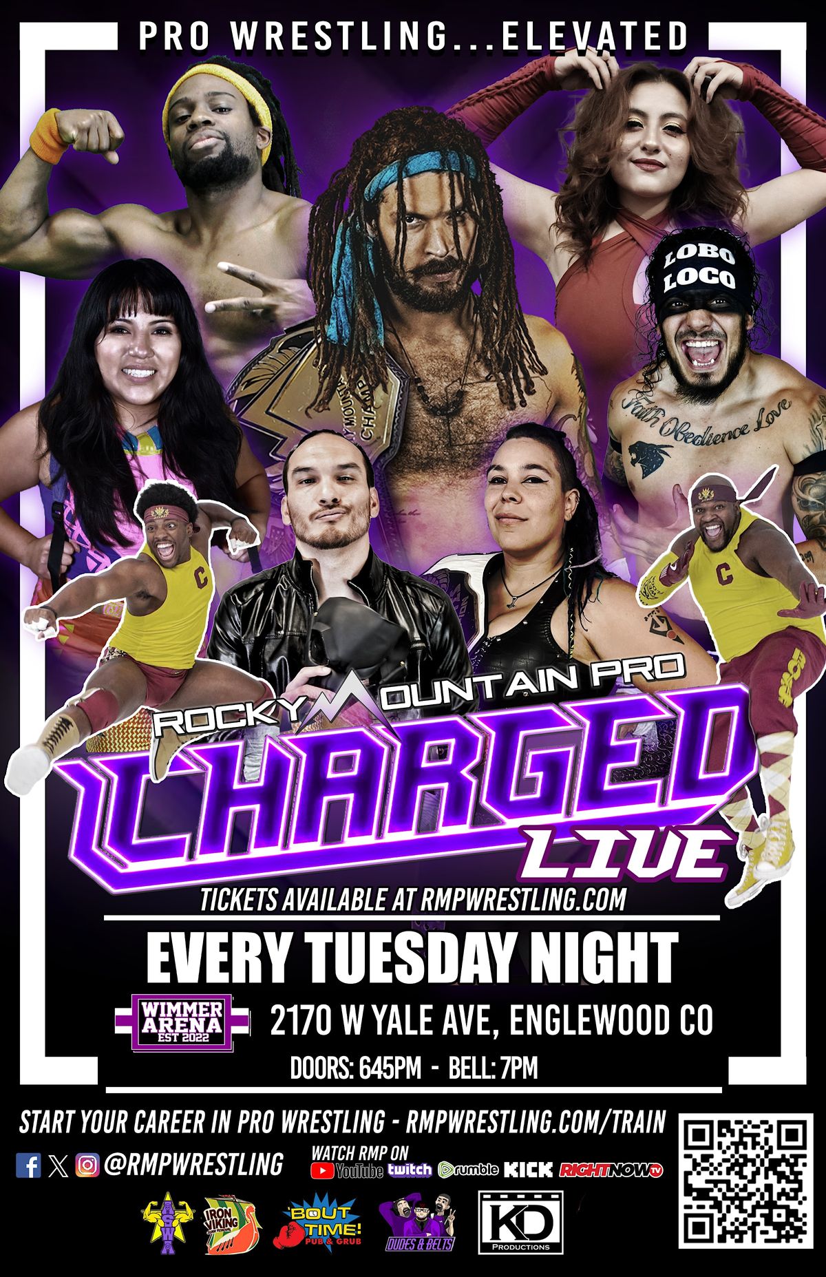 LIVE Pro Wrestling - Rocky Mountain Pro Charged LIVE Television Event