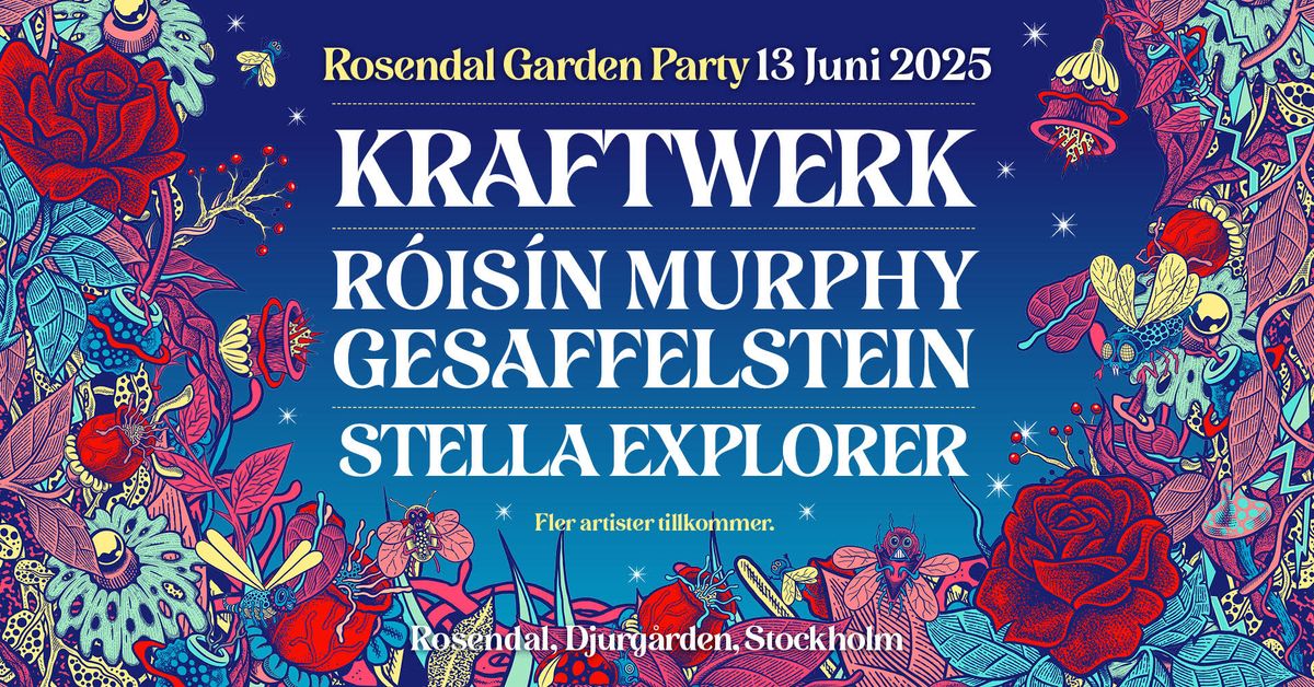 Kraftwerk + R\u00f3is\u00edn Murphy + Gesaffelstein | Rosendal Garden Party