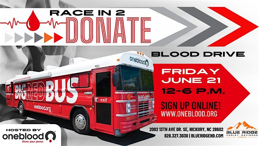 Race In 2 Donate Blood Drive