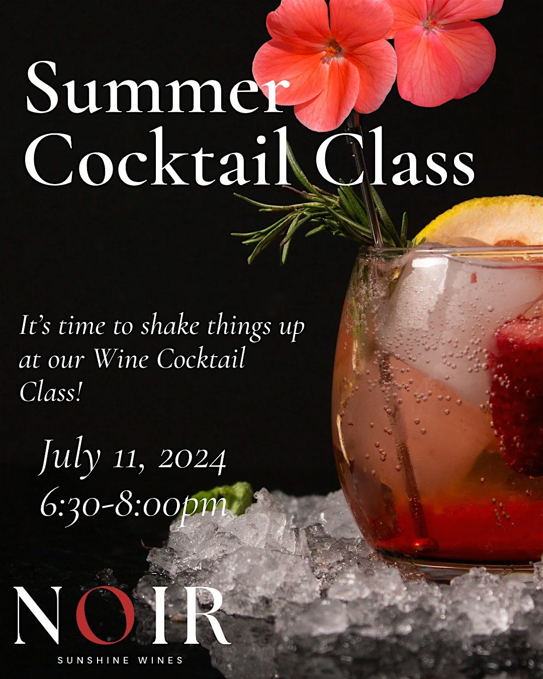 Summer Cocktail Mixology Class