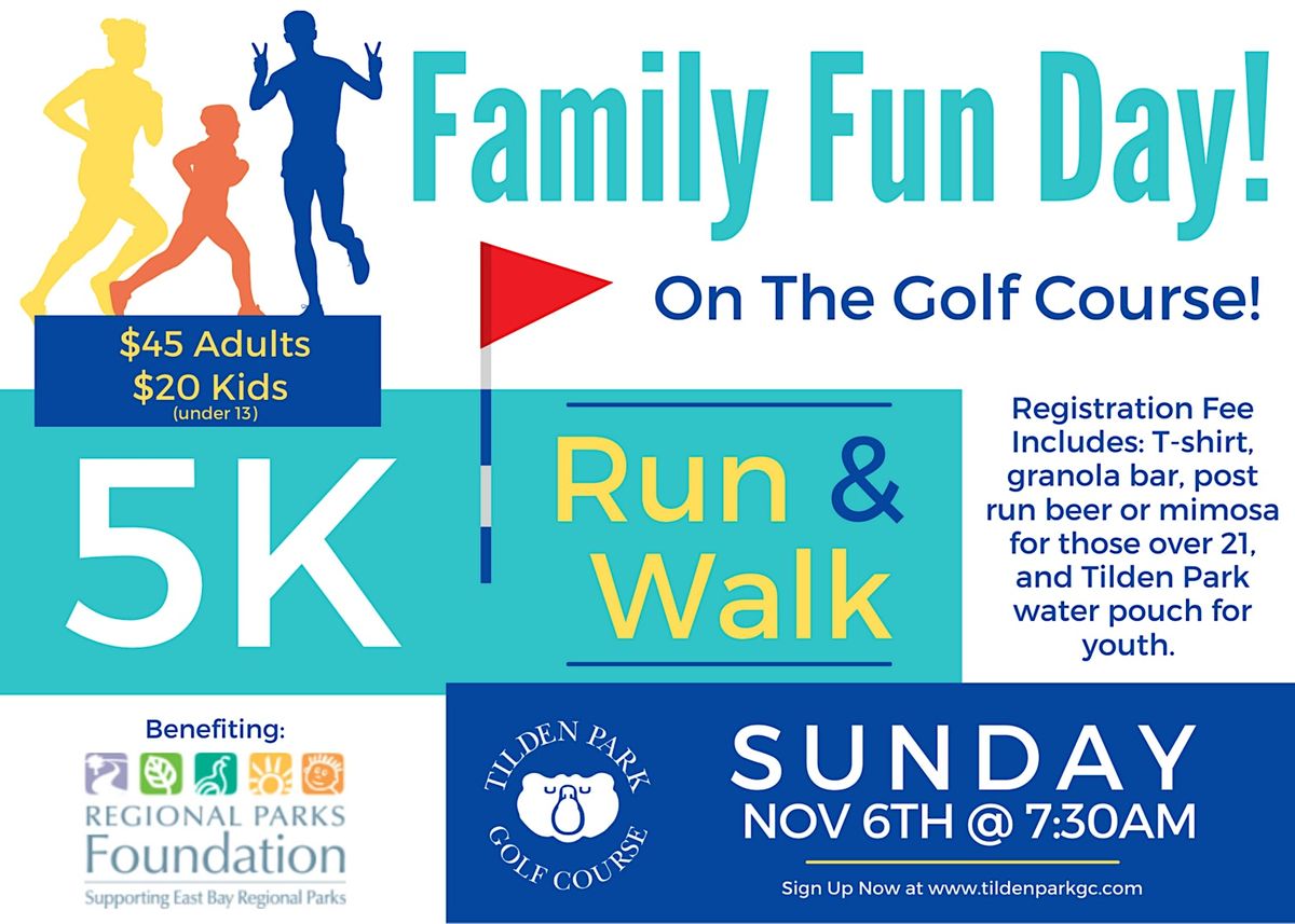 5K Run at Tilden Park Golf Course