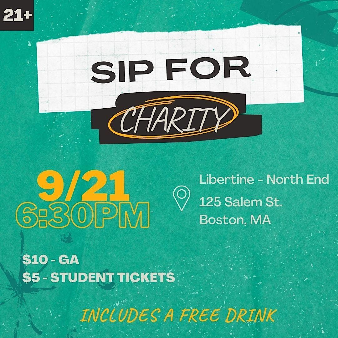 Sip For Charity: Fundraiser & Social Event