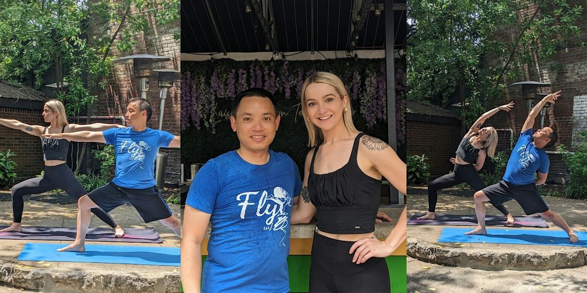 Morning Yoga in the Lou Lou Courtyard in NuLu