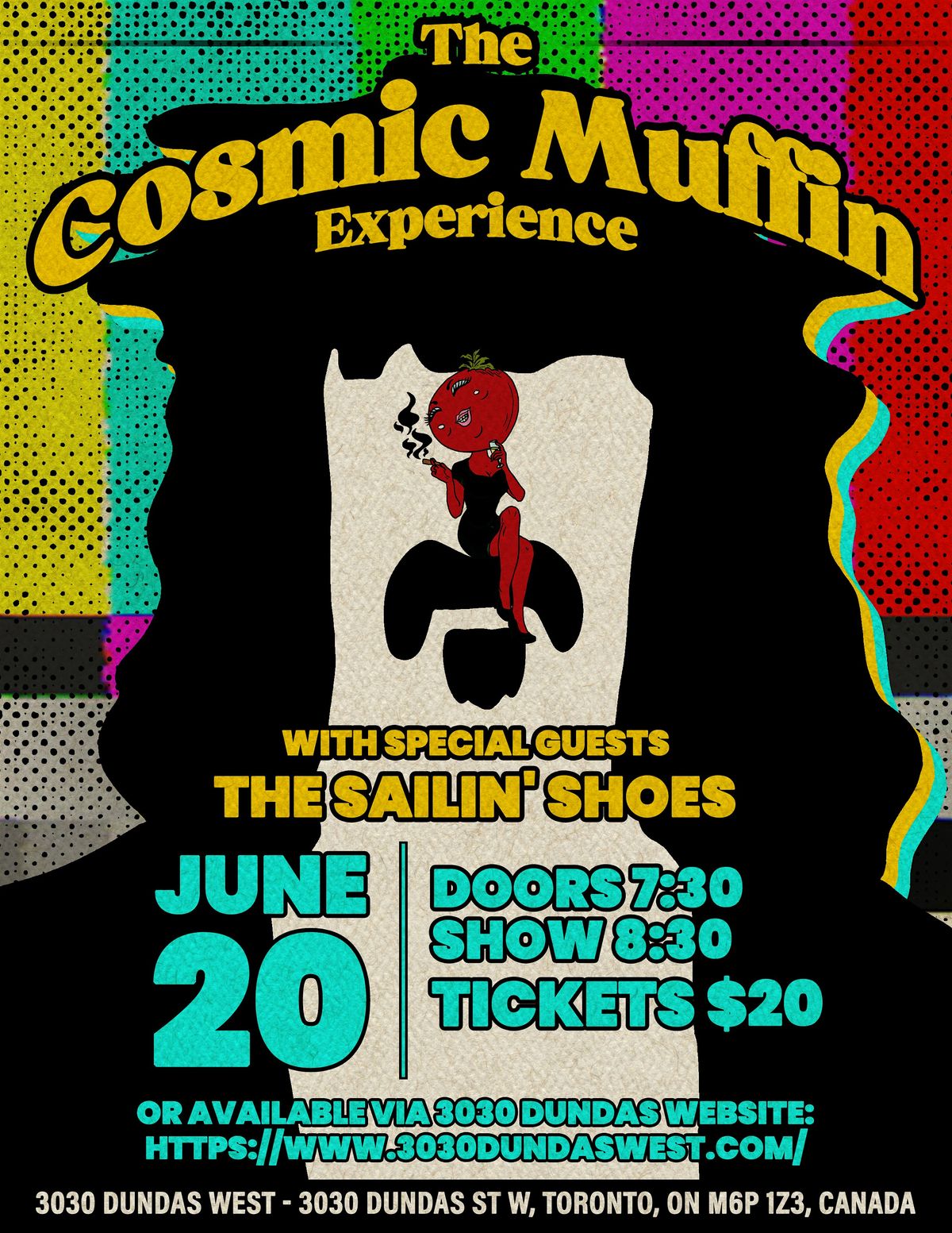 The Cosmic Muffin Experience w\/ The Sailin' Shoes Live At 3030 Dundas West.