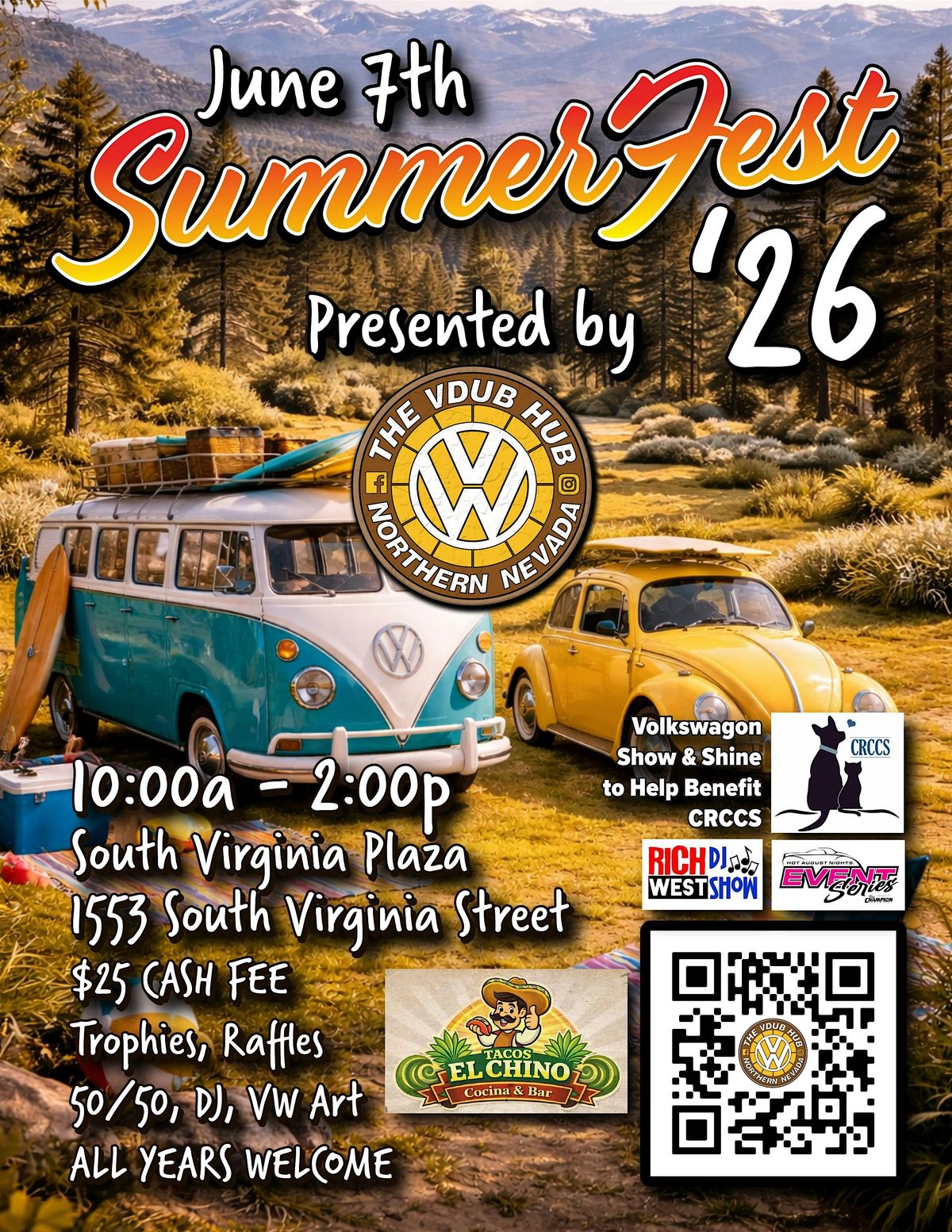 The VDub Hub of Northern Nevada, SummerFest '26