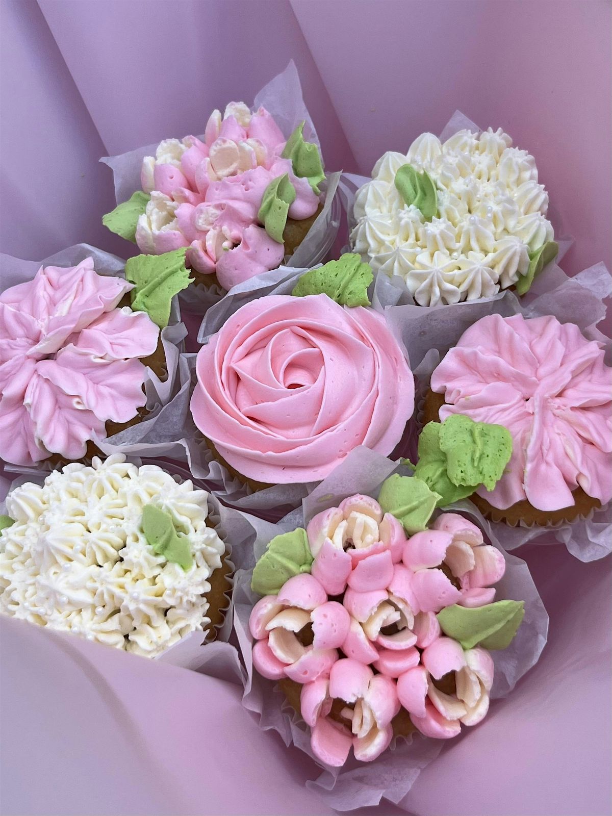 Mother\u2019s Day Cupcake Bouquet Class