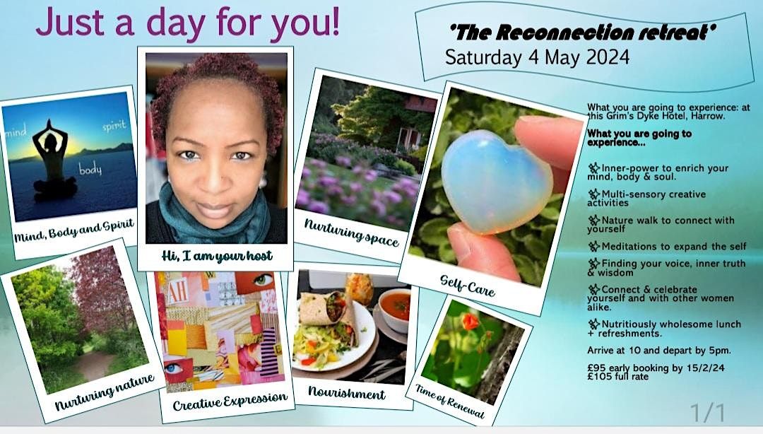 'Just a day for you' Reconnection one-day retreat