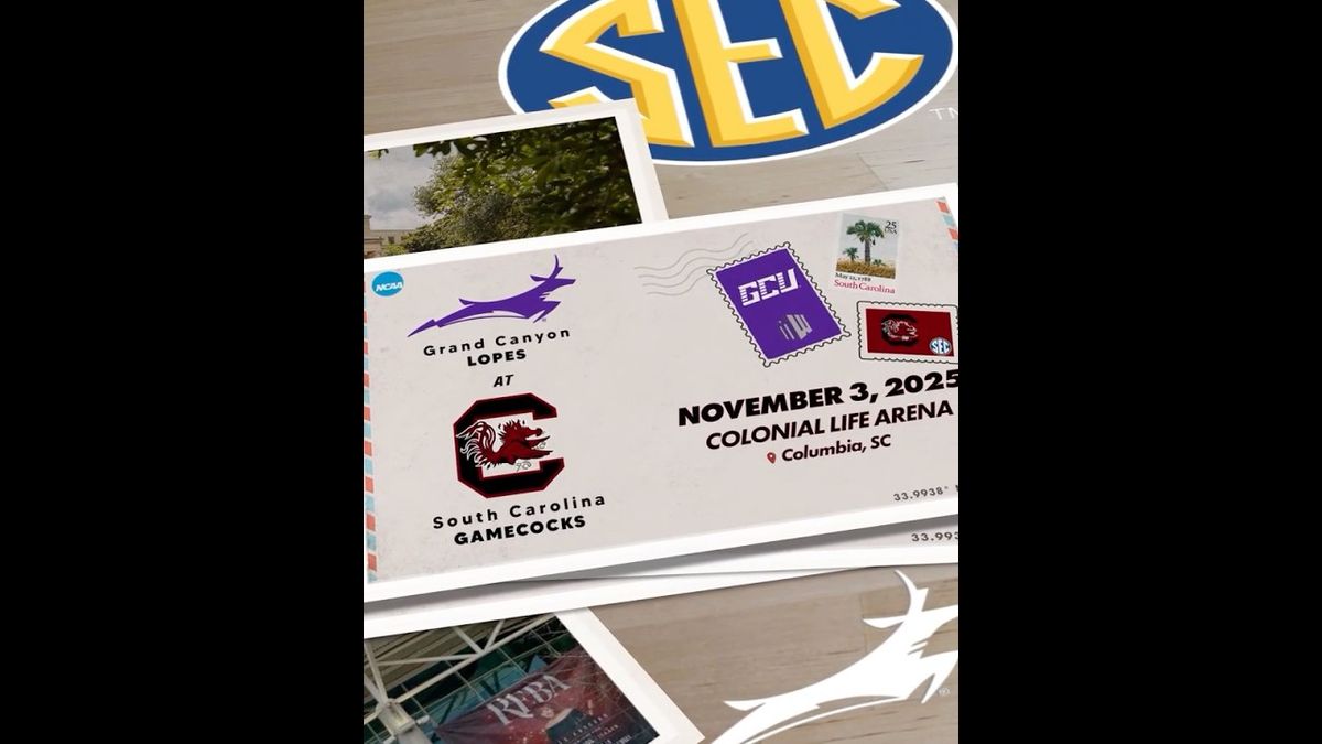 Grand Canyon Lopes at South Carolina Gamecocks Womens Basketball
