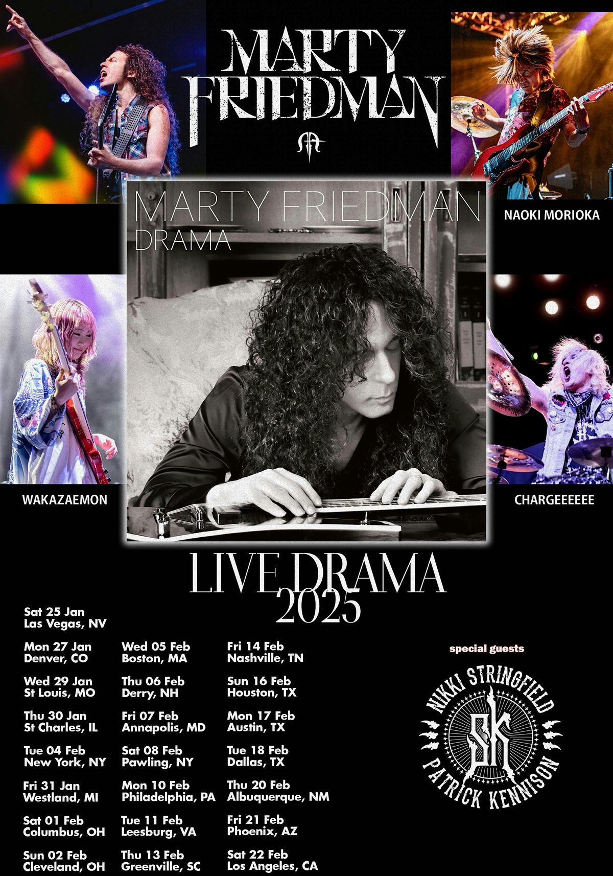 Marty Friedman live at Count's Vamp'd