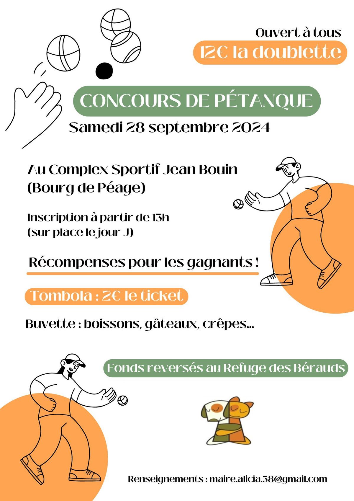 Concours de p\u00e9tanque \ud83d\udc3e