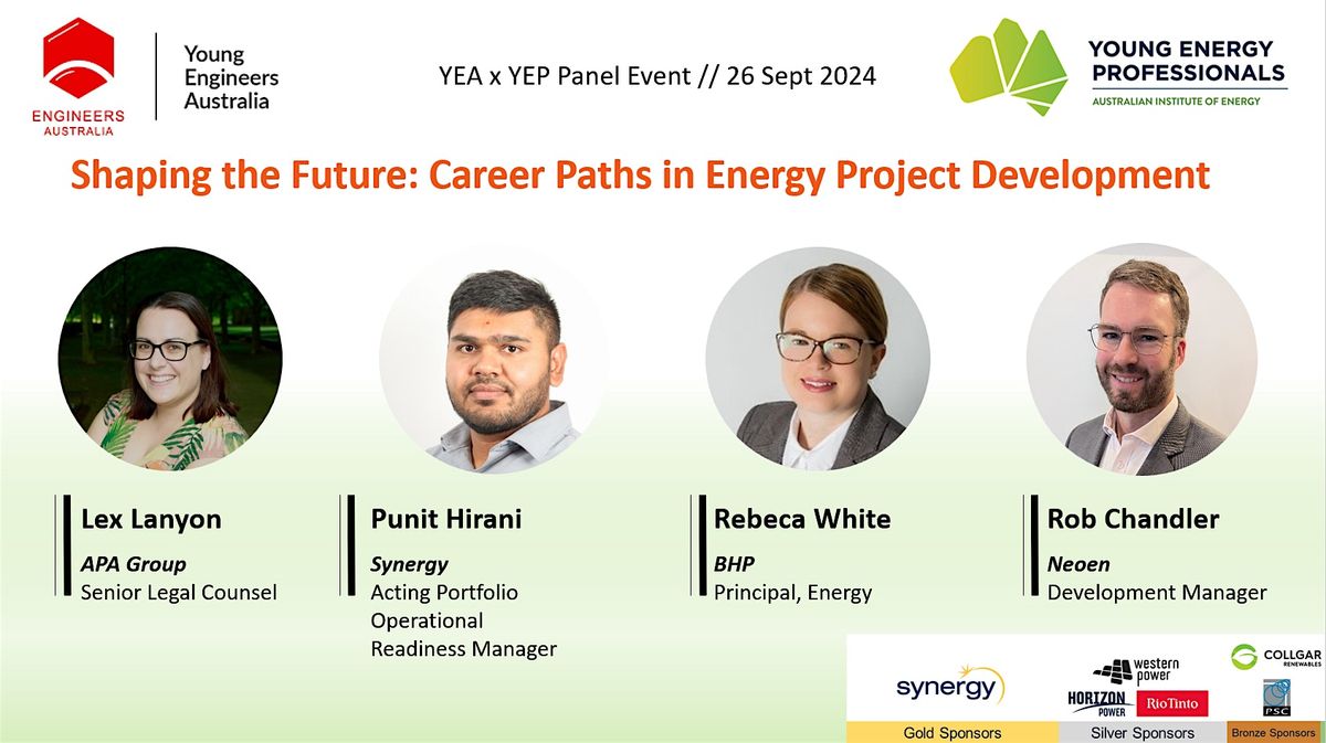 Shaping the Future: Career Paths in Energy Project Development - YEP x YEA