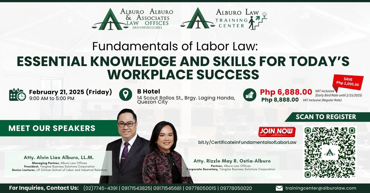 Fundamentals of Labor Law: Essential Knowledge and Skills for Today\u2019s Workplace Success