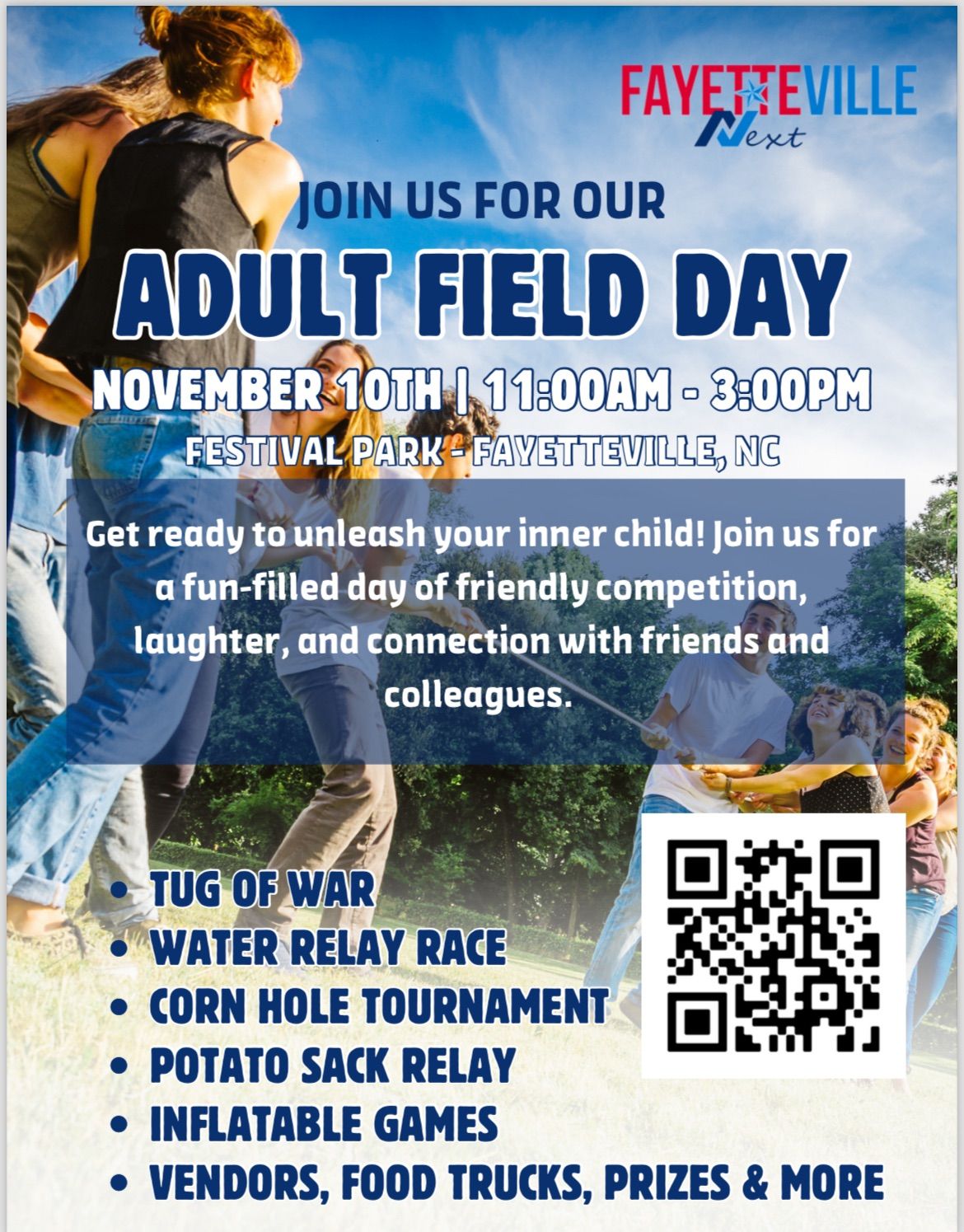 Fayetteville Next Adult Field Day