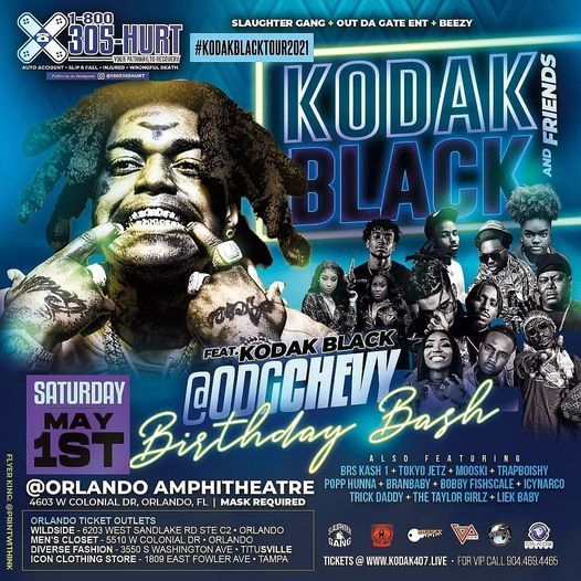 Kodak Black & Friends \/\/ Orlando, FL \/\/ May 1st