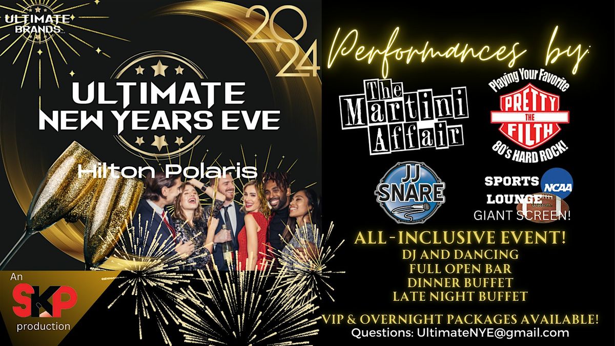 Ultimate New Years Eve at Hilton Polaris!