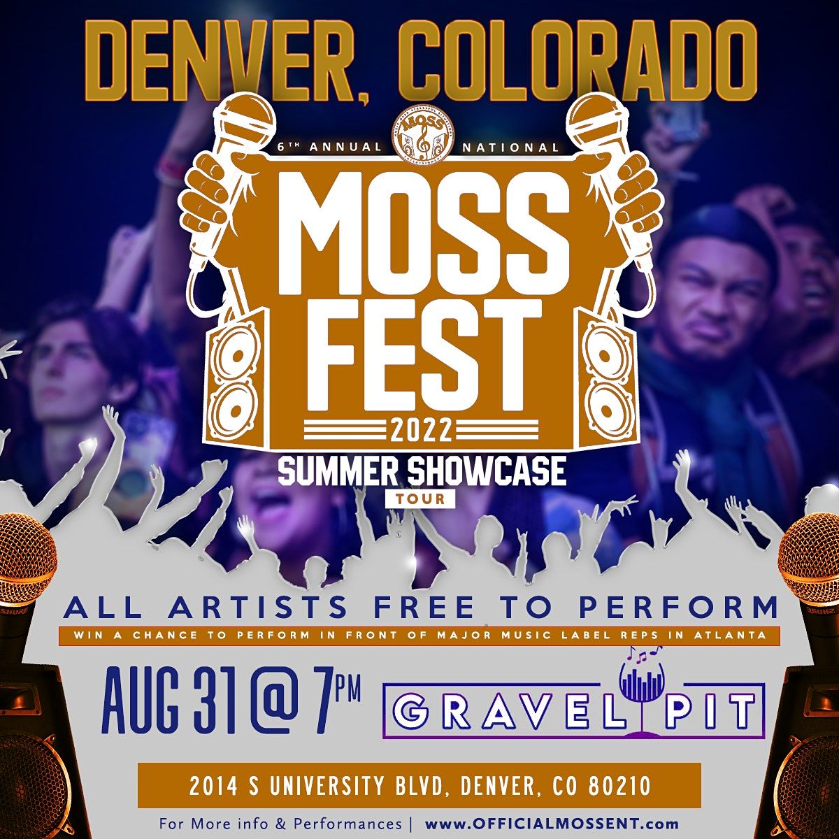 6th Annual Moss Fest Summer Showcase Tour (Denver, CO)