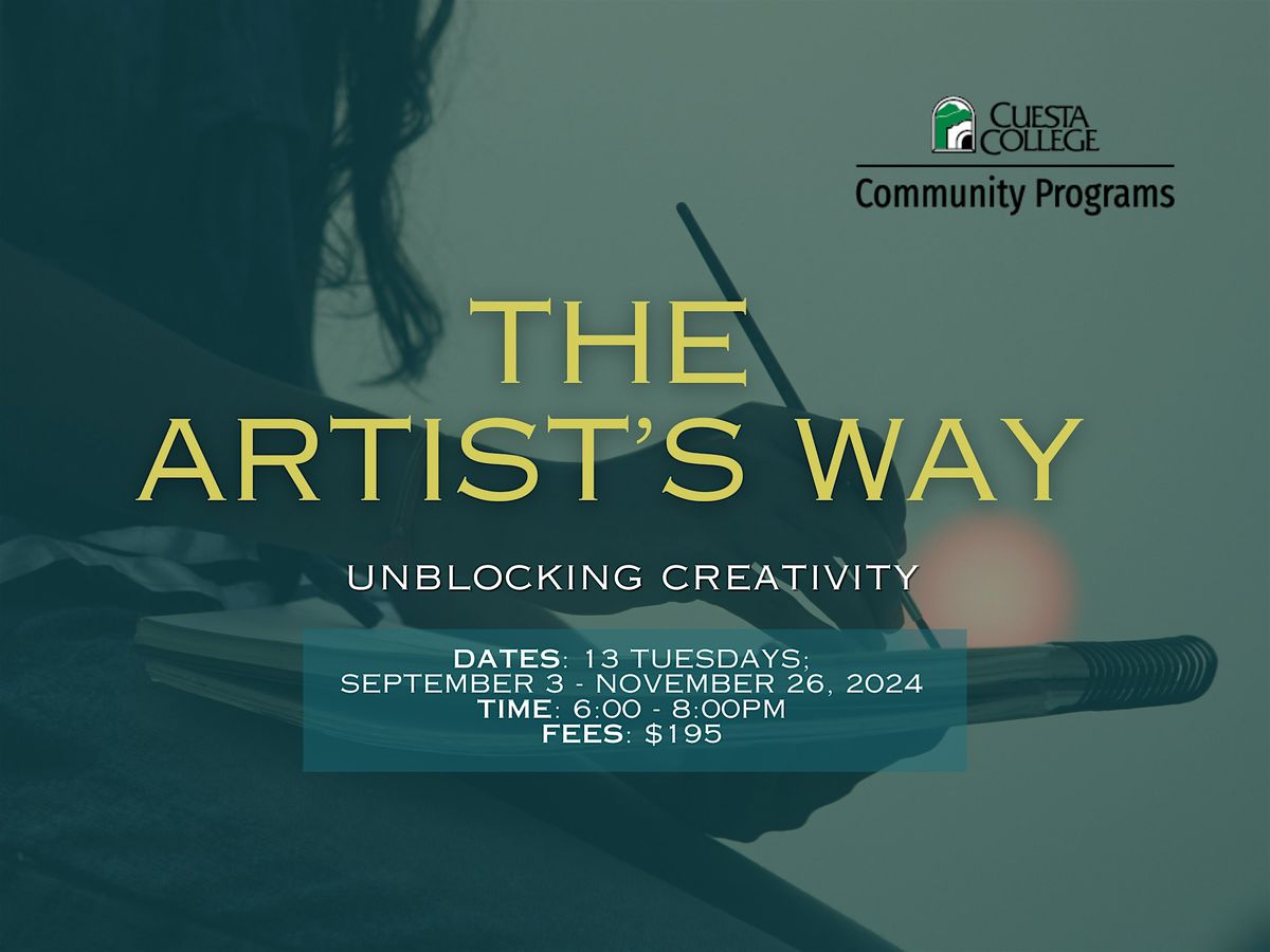 The Artist\u2019s Way \u2013 Unblocking Creativity Registration