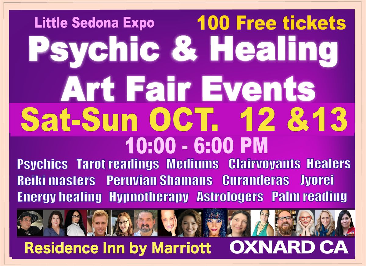 OXNARD CA - Psychic & Holistic Healing Art Fair Events Oct. 12 & 13