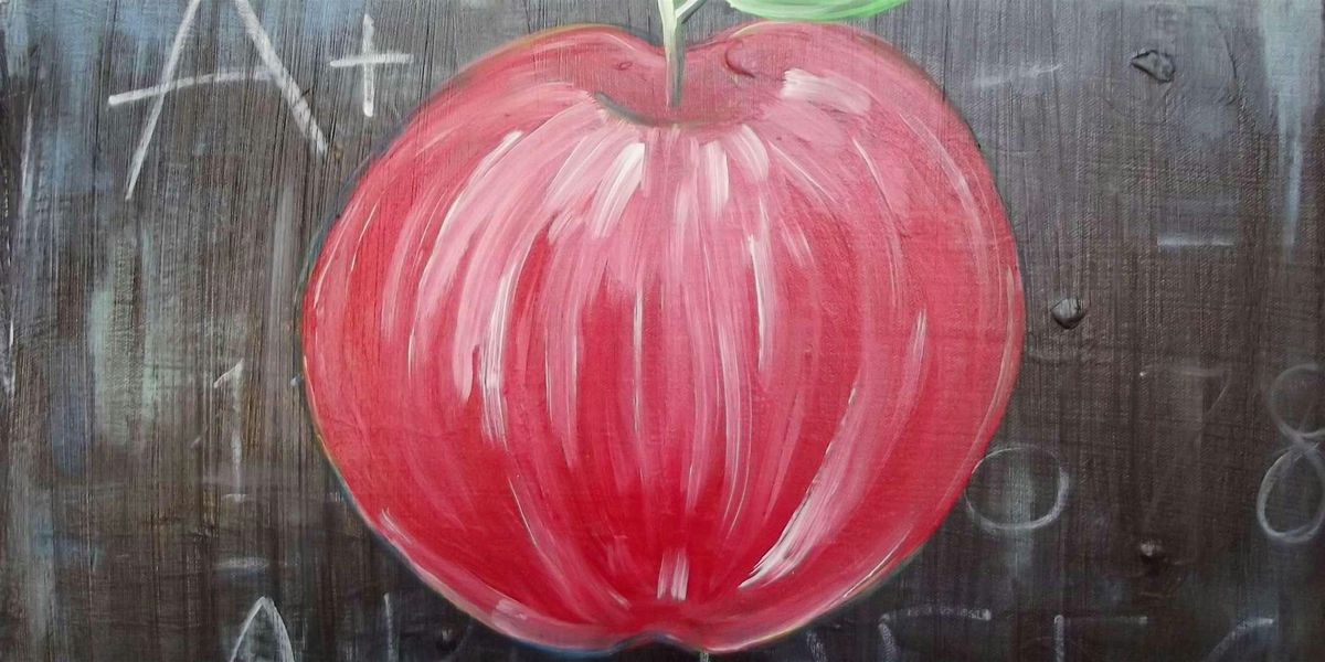 Apple for Teacher - Paint and Sip by Classpop!\u2122