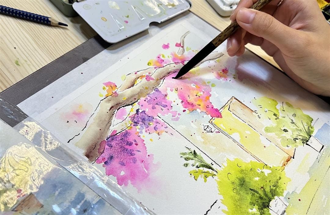 \u200bWatercolour Introduction Workshop for Beginner