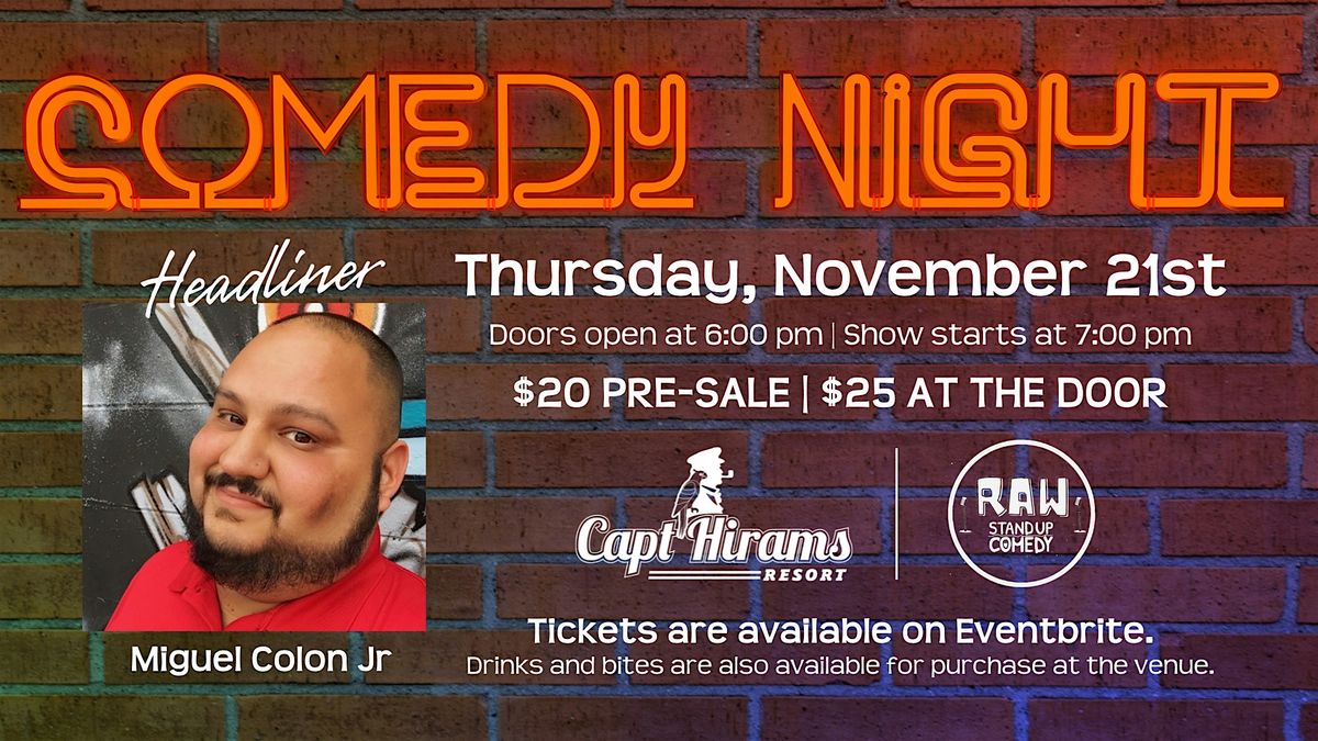 Comedy Night at Capt Hiram Resort