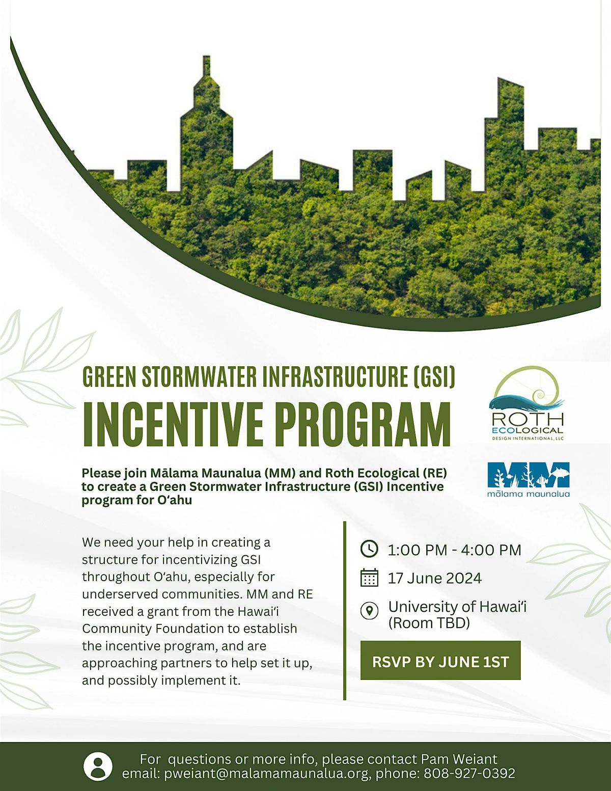 Green Stormwater Infrastructure (GSI) Incentive program