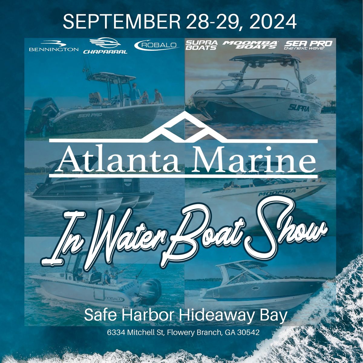 Atlanta Marine\u2019s In Water Boat Show! 