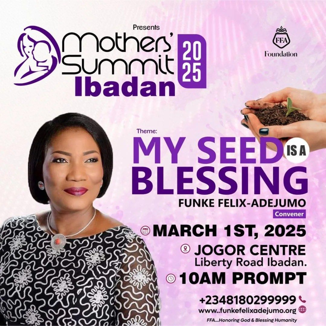 MOTHERS' SUMMIT - MY SEED IS A BLESSING