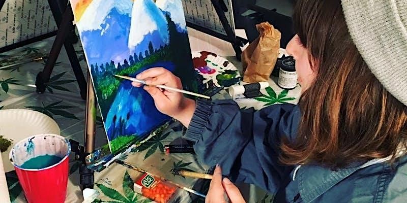 Puff, Pass and Paint- 420-friendly painting in Washington DC! 21+
