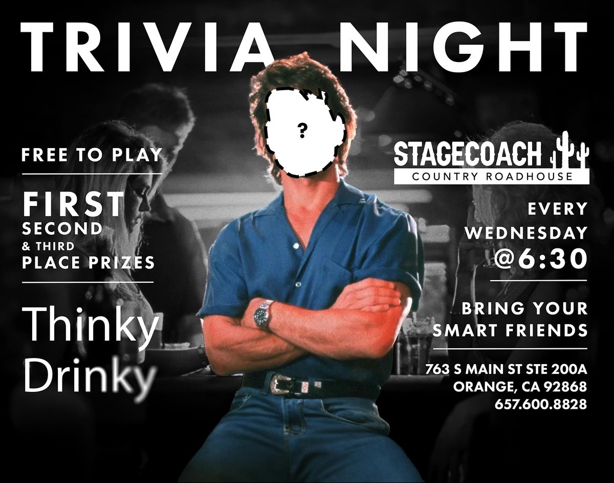 Free Trivia! Wednesdays at Stagecoach Roadhouse