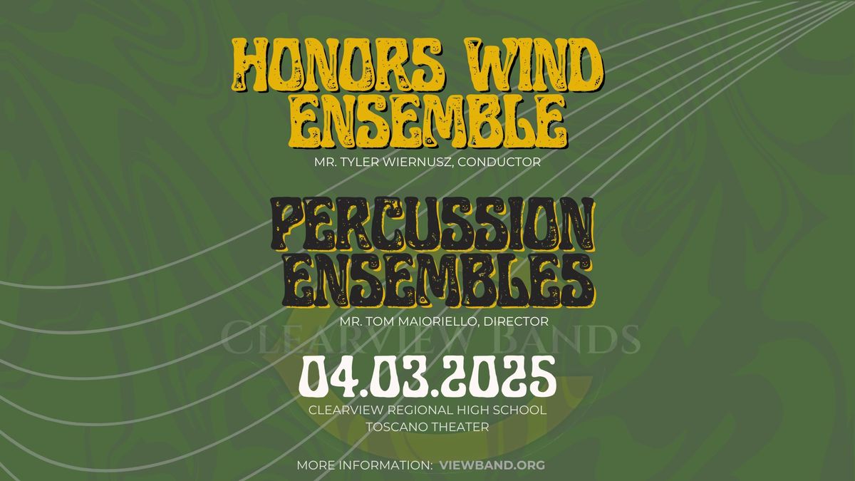 Wind Ensemble & Percussion Ensemble Concert