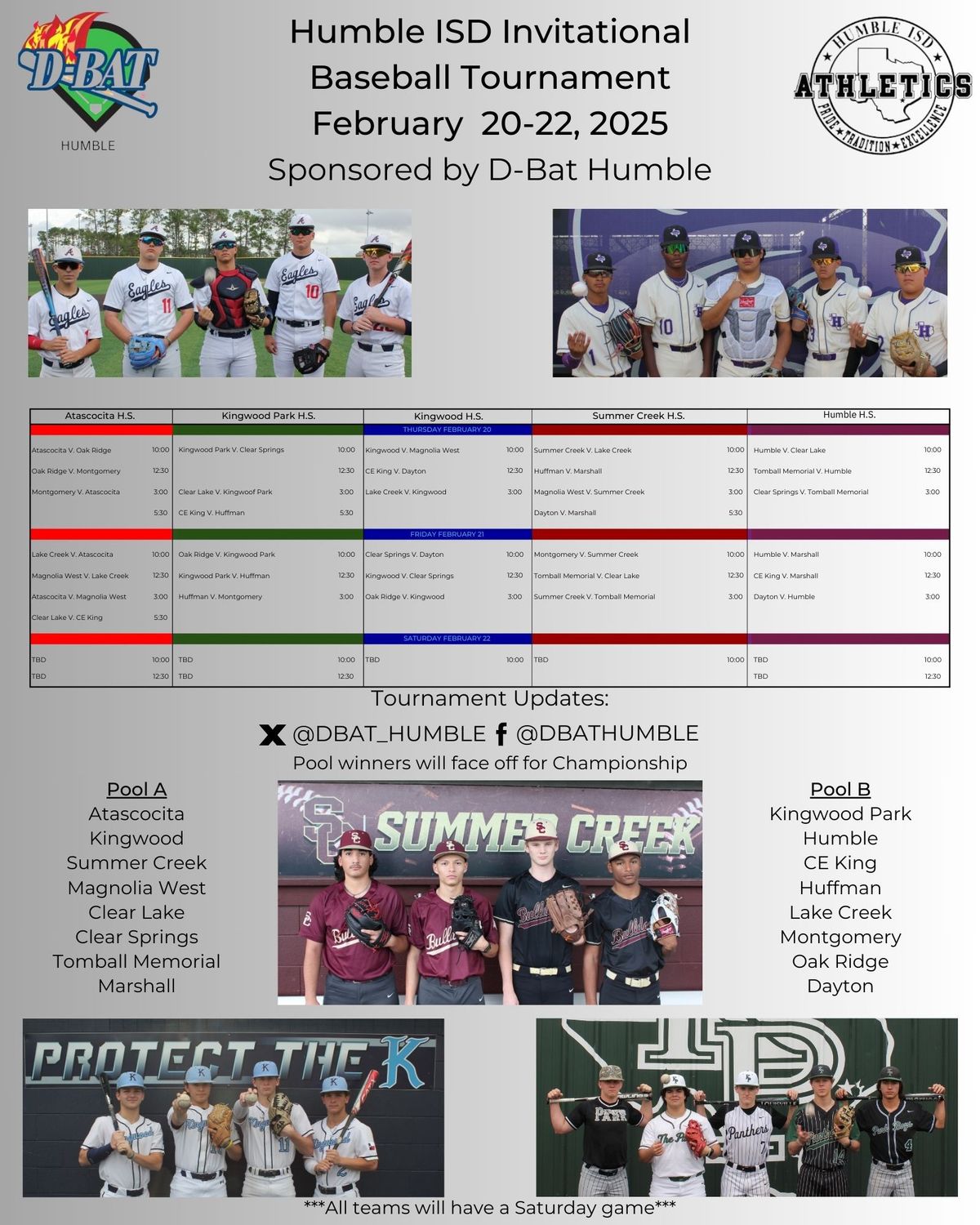 Humble I.S.D. Baseball Tournament