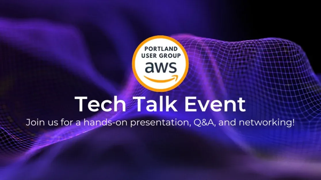 AWS User Group Tech Talk