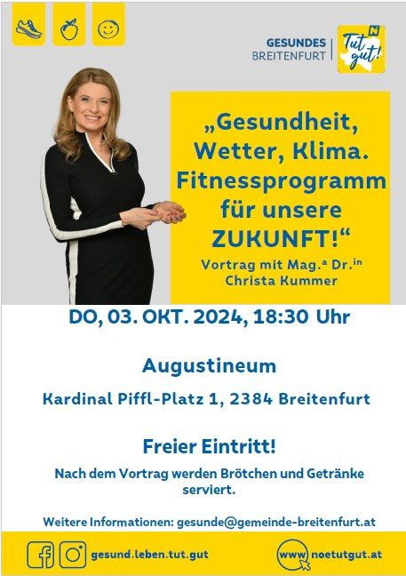 Gesundheit, Wetter, Klima. Fitnessprogramm f\u00fcr unsere ZUKUNFT!