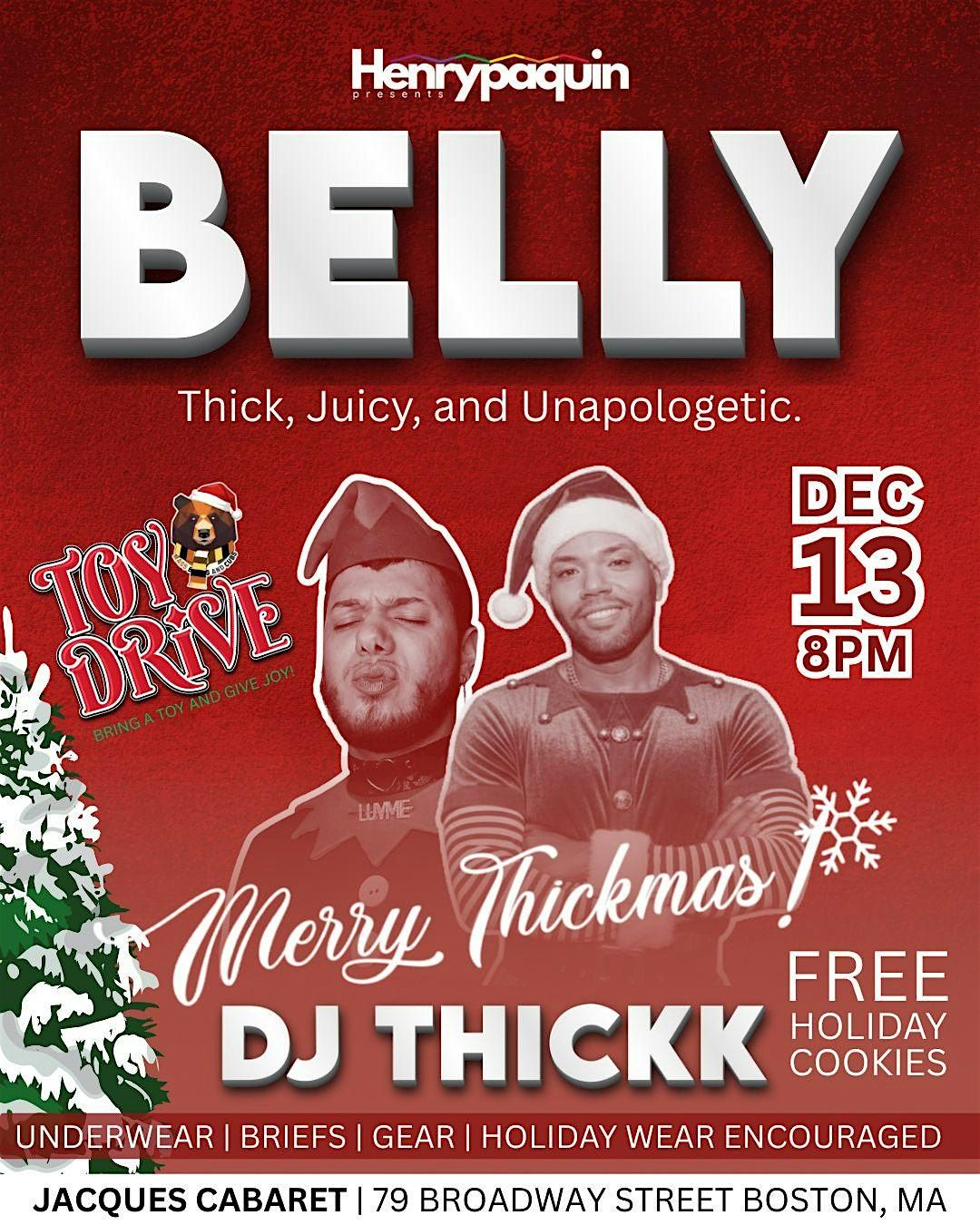 BELLY: MERRY THICKMAS