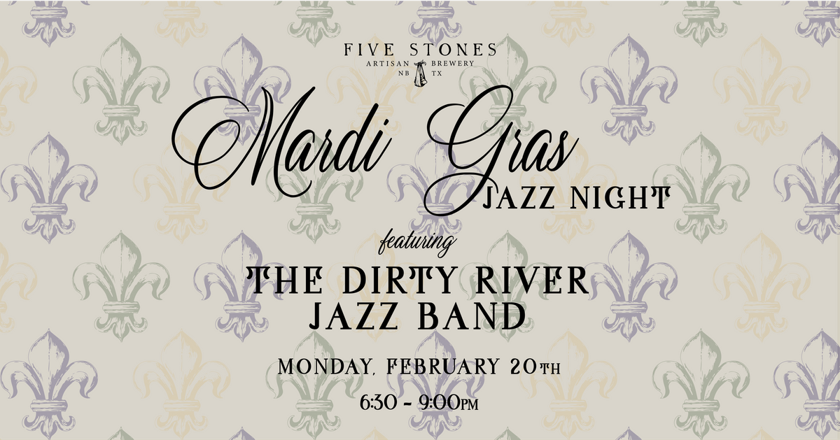 Mardi Gras Jazz Night with the Dirty River Jazz Band