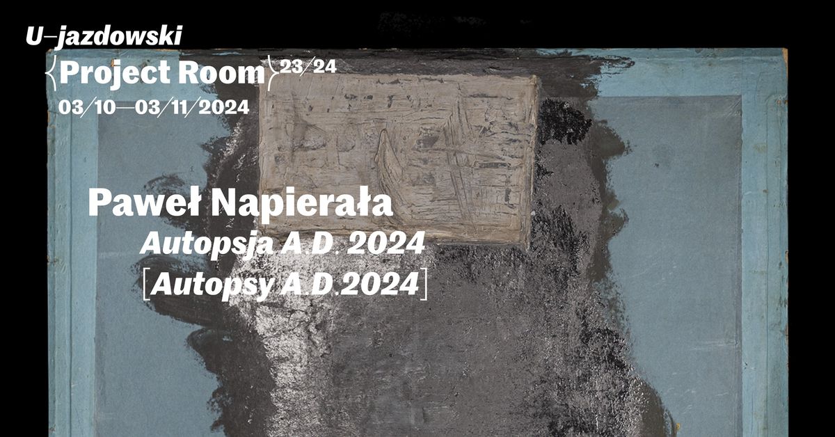 \u201eAutopsja A.D. 2024" | wystawa Paw\u0142a Napiera\u0142y z cyklu {Project Room} 2023\/24