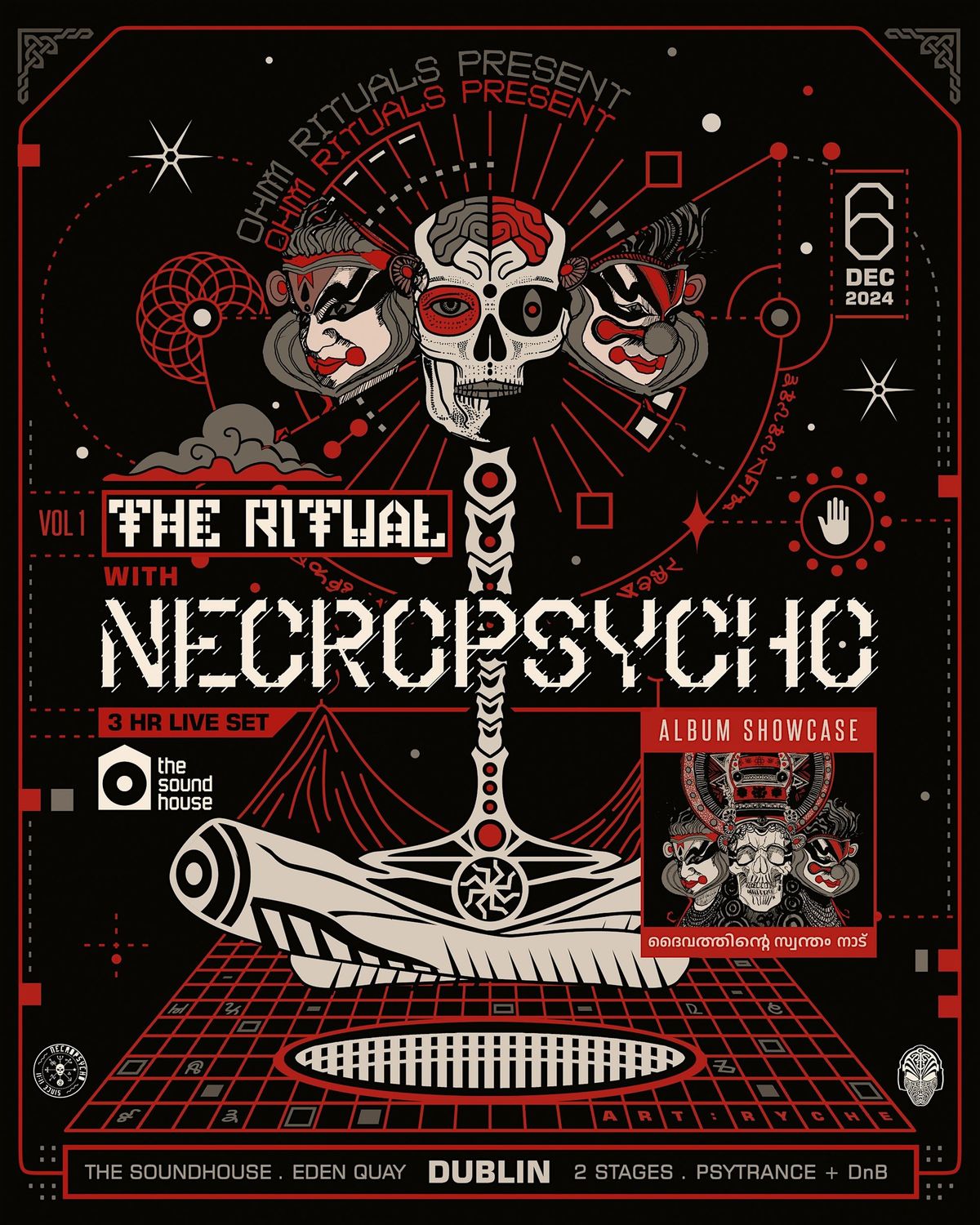 The Ritual with NECROPSYCHO - 3hr Live Set - PSYTRANCE | DRUM & BASS