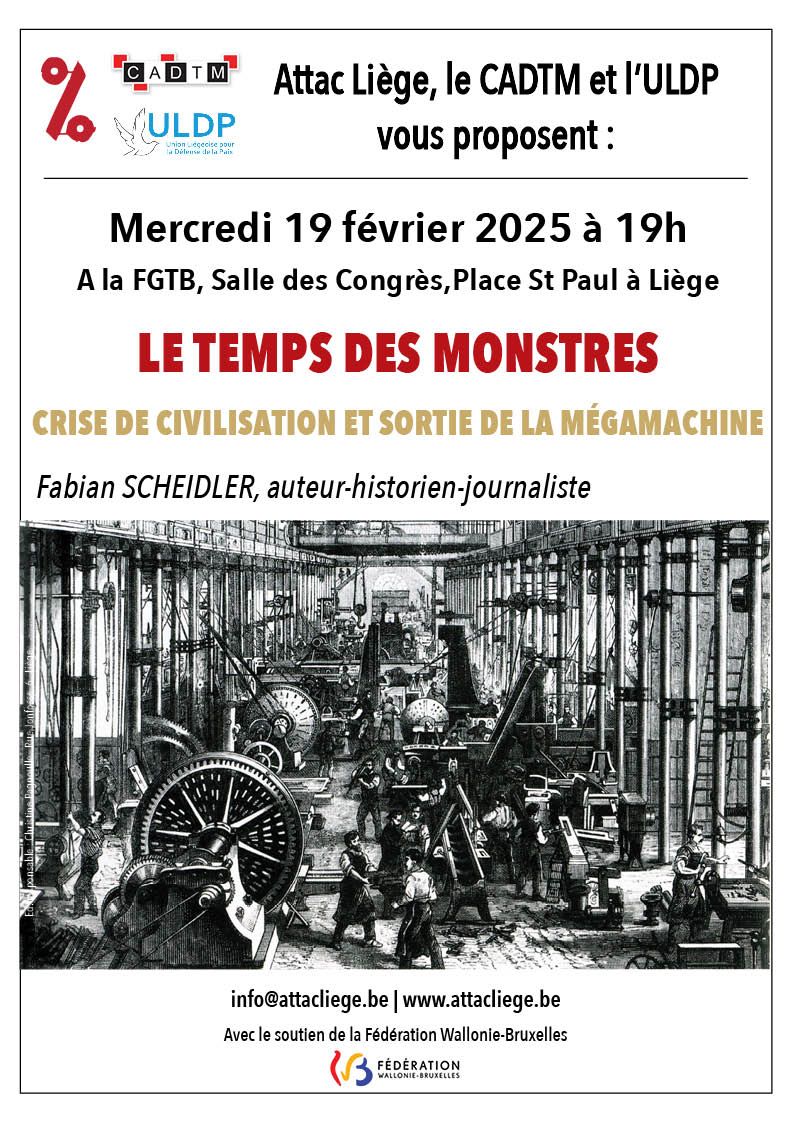 Le temps des monstres - La crise de civilisation et la sortie de la m\u00e9gamachine